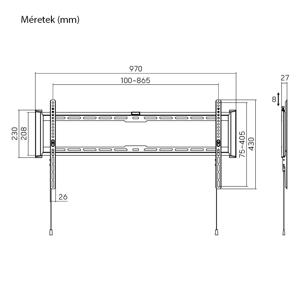 Stansson WM-4390 TV Wall mount 43