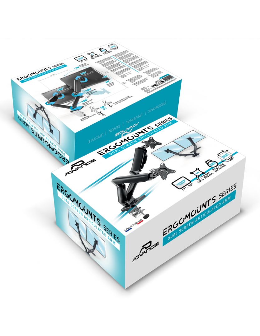 Advance ErgoMounts Dual 17