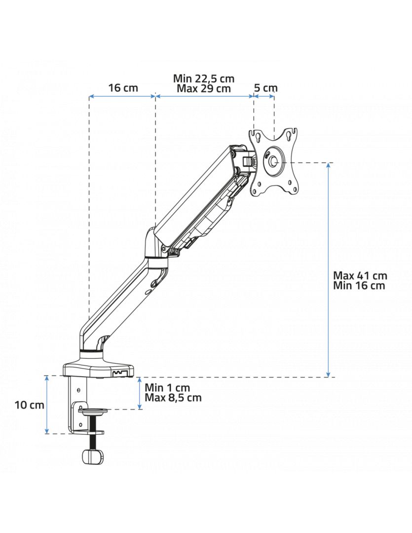 Advance ErgoMounts Single 17