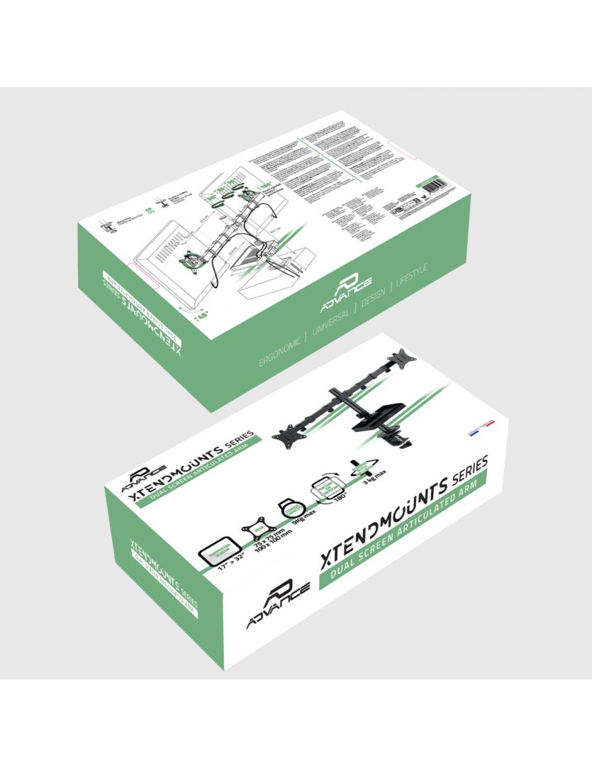 Advance XtendMounts Dual 17