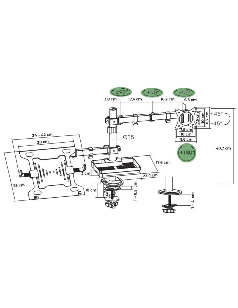 Advance XtendMounts Flex 17