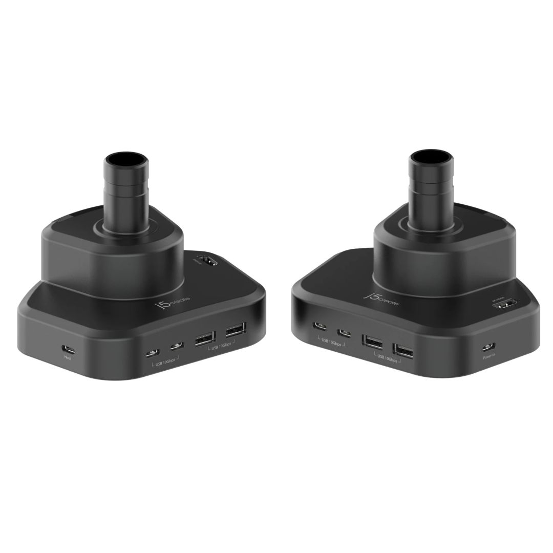 j5create JTSA301 Ergonomic Monitor Mount with Docking Station