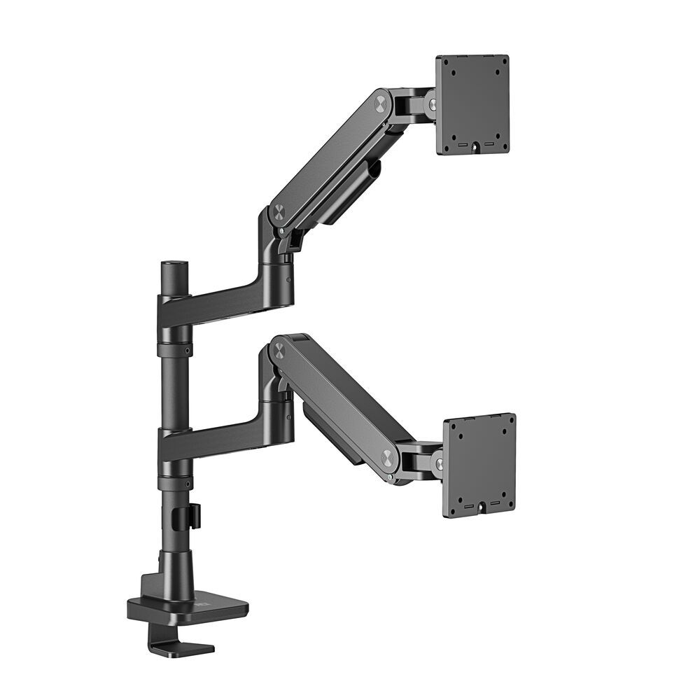 ACT AC8343 Dual Monitor Arm Office Premium with Gas Spring Pole Mounted