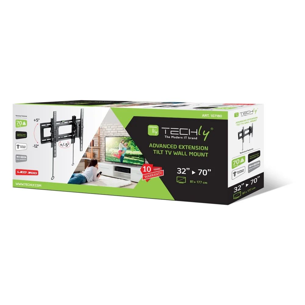 TECHLY  Advanced Extension Tilt TV Wall Mount 32