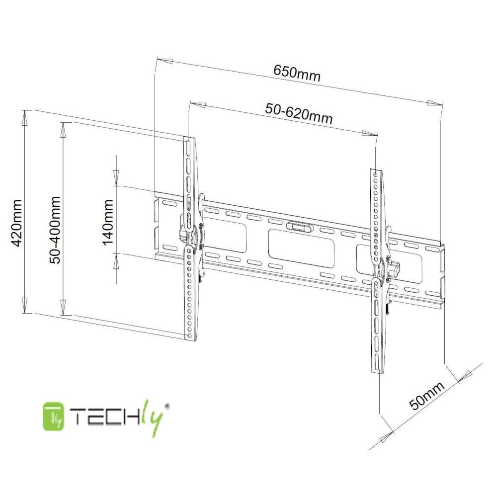 TECHLY  Wall Bracket for LED LCD TV Tilt 40