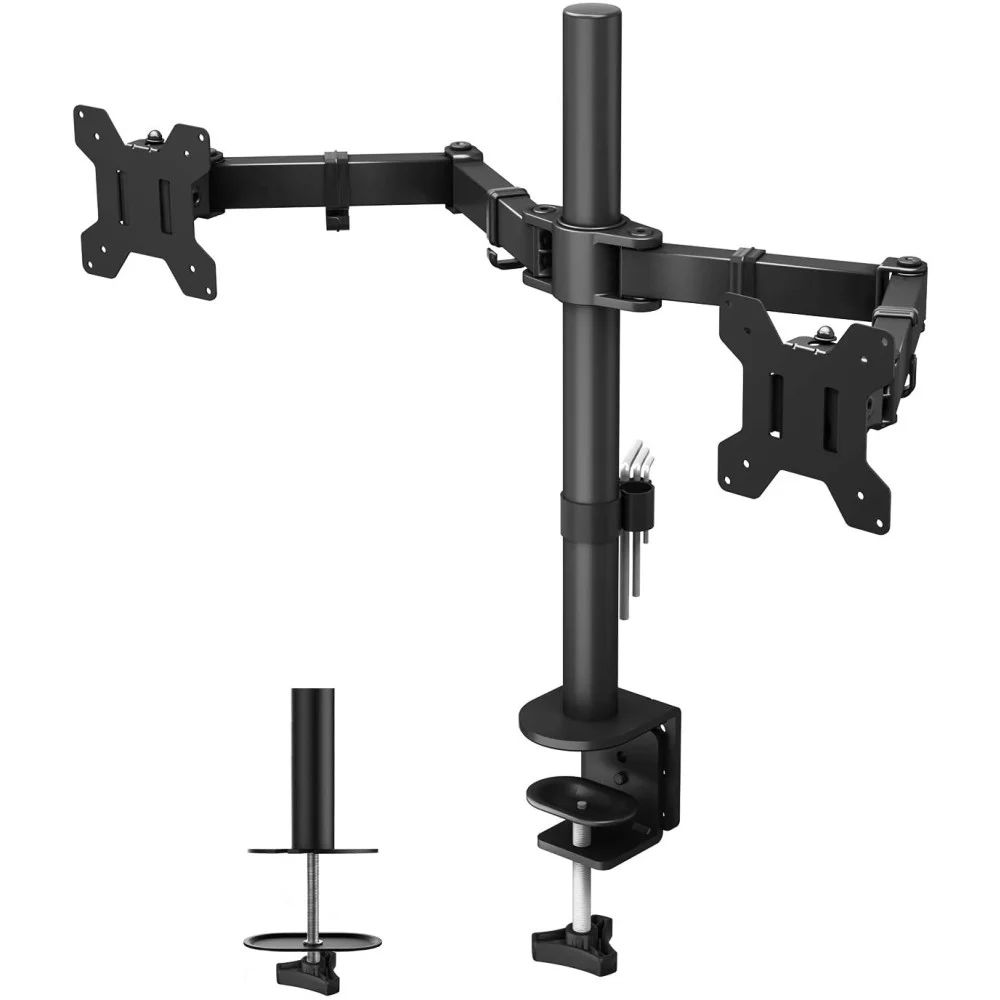 TECHLY  ICA-LCD 382-D Desk Stand for 2 Monitors 13