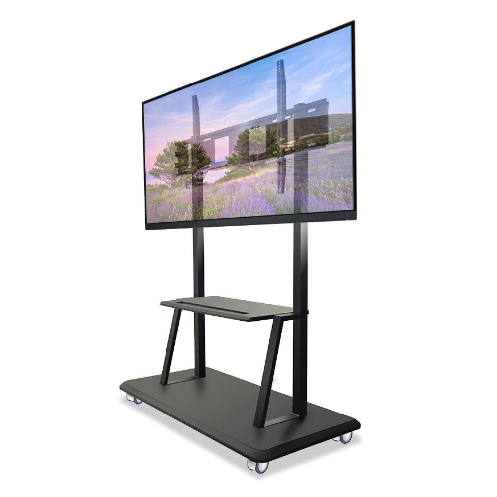 TECHLY  ICA-TR31 Floor Support with Shelf for LCD/LED/Plasma TV 55