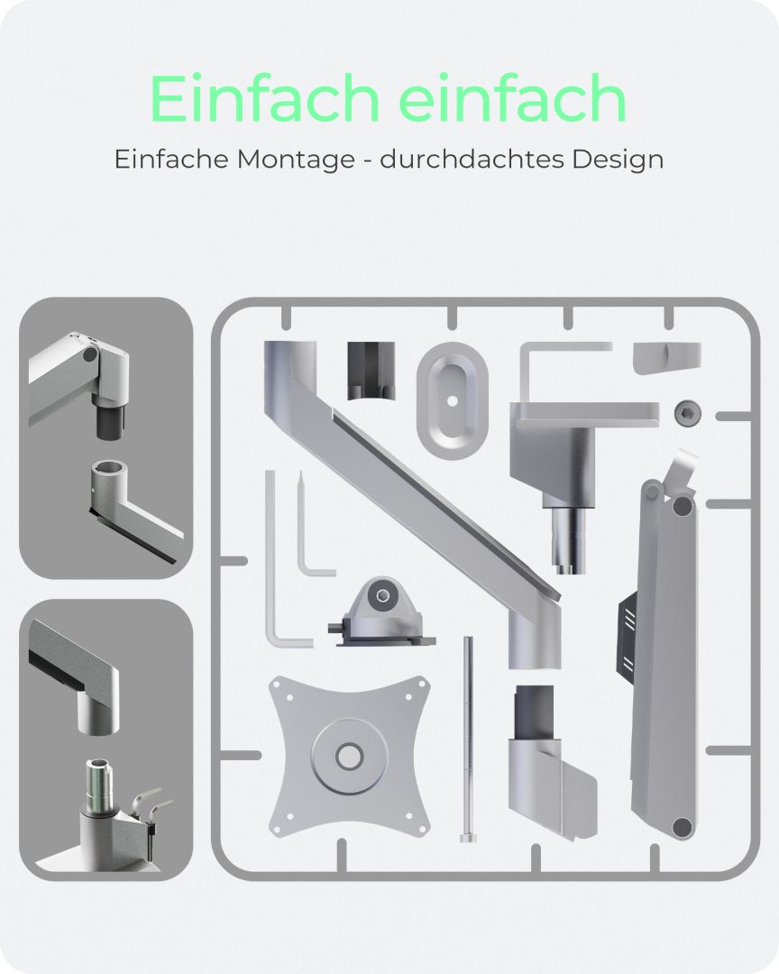 Raidsonic IcyBox IB-MS523-T Desk Mount 32