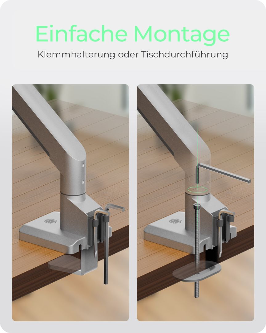 Raidsonic IcyBox IB-MS523-T Desk Mount 32