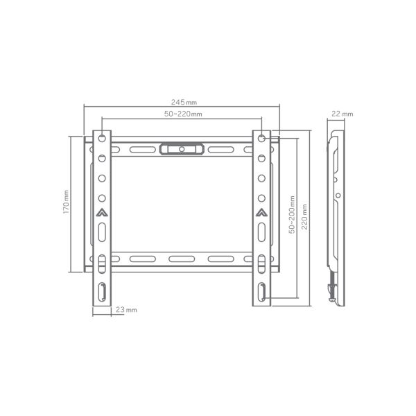 SBOX BL-3722F Budget Wall Mount 13