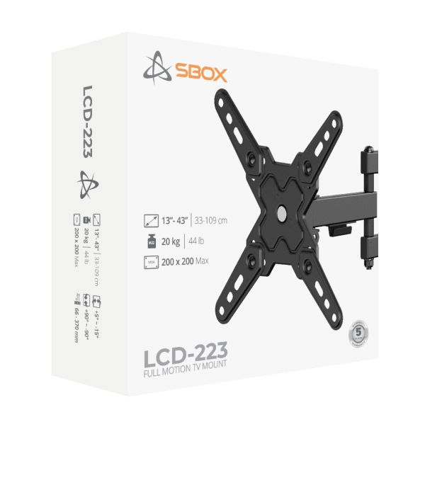 SBOX LCD-223-2 Wall mount 13