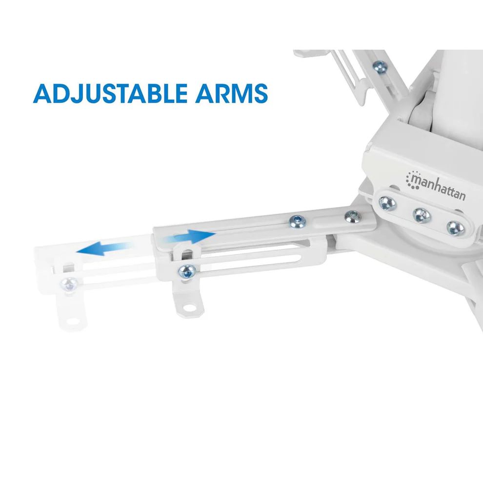 Manhattan Heavy-Duty Height-Adjustable Projector Ceiling Mount