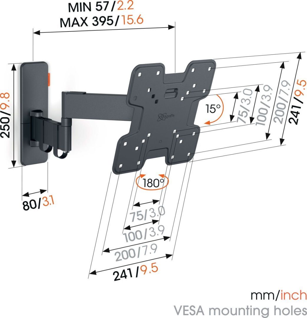 Vogel's TVM 1245 Full-Motion TV Wall Mount