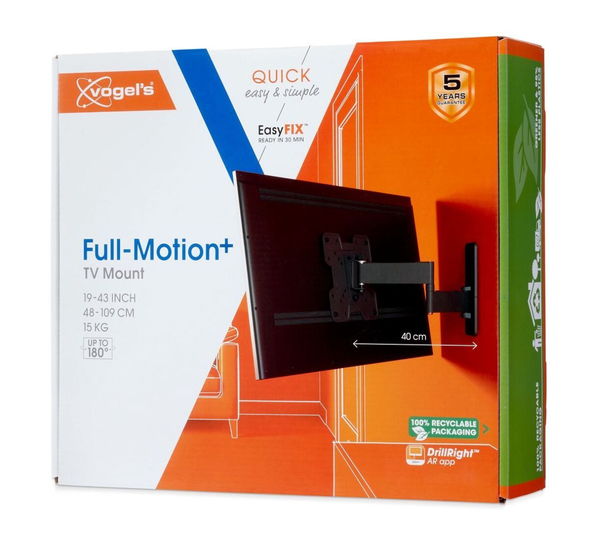 Vogel's TVM 1245 Full-Motion TV Wall Mount