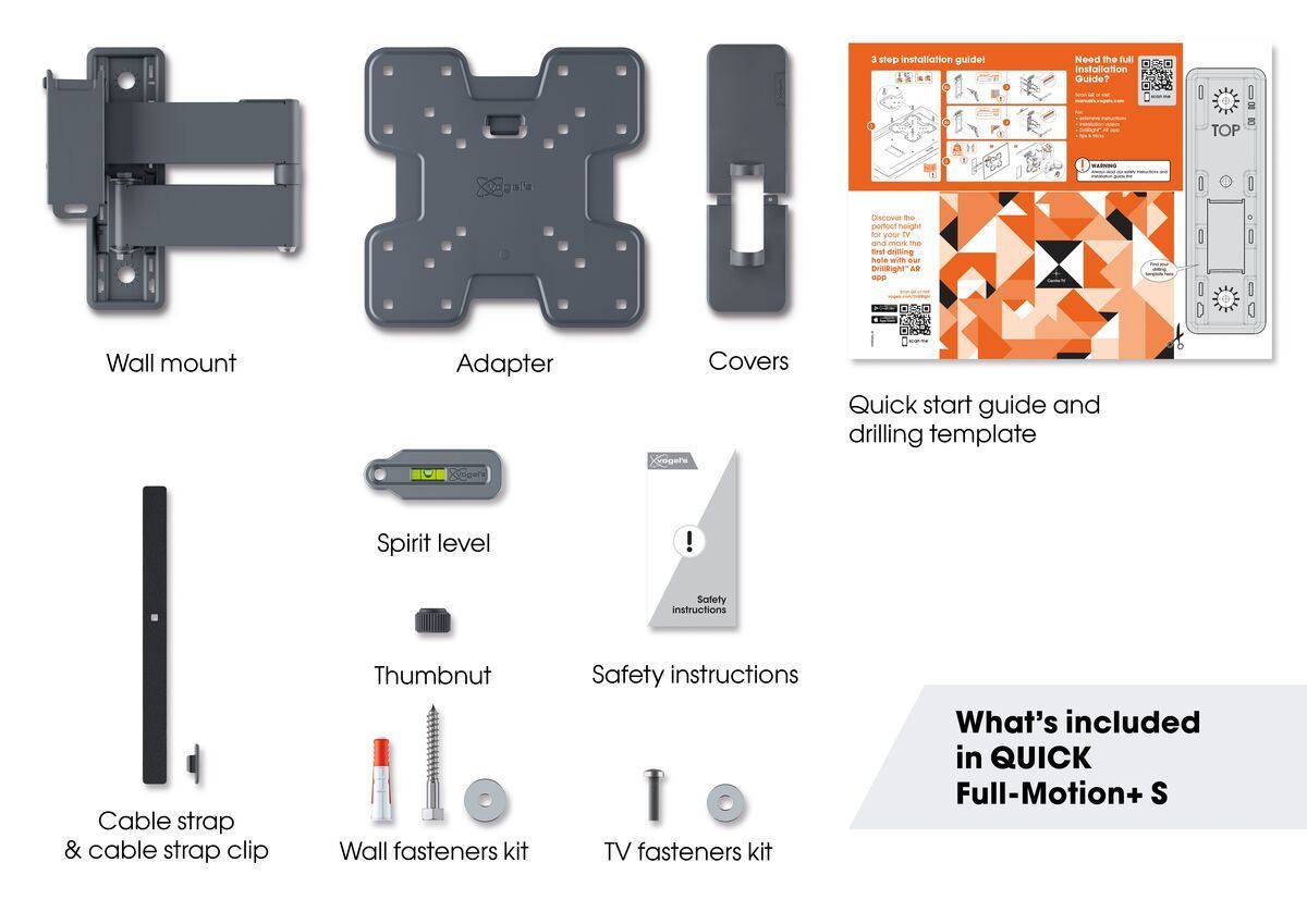 Vogel's TVM 1245 Full-Motion TV Wall Mount