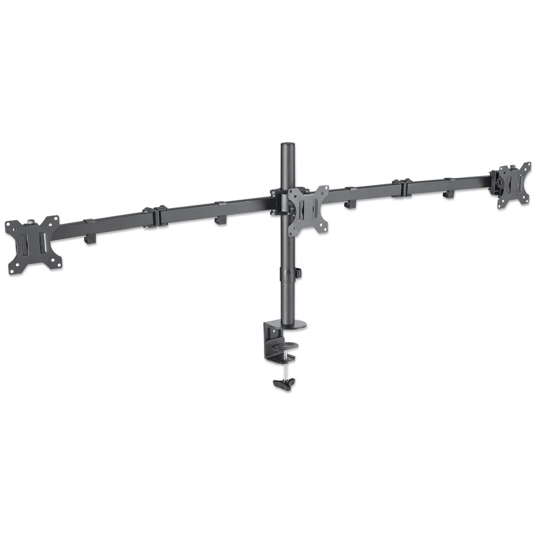 Manhattan LCD Monitor Mount with Center Mount and Double-Link Swing Arms