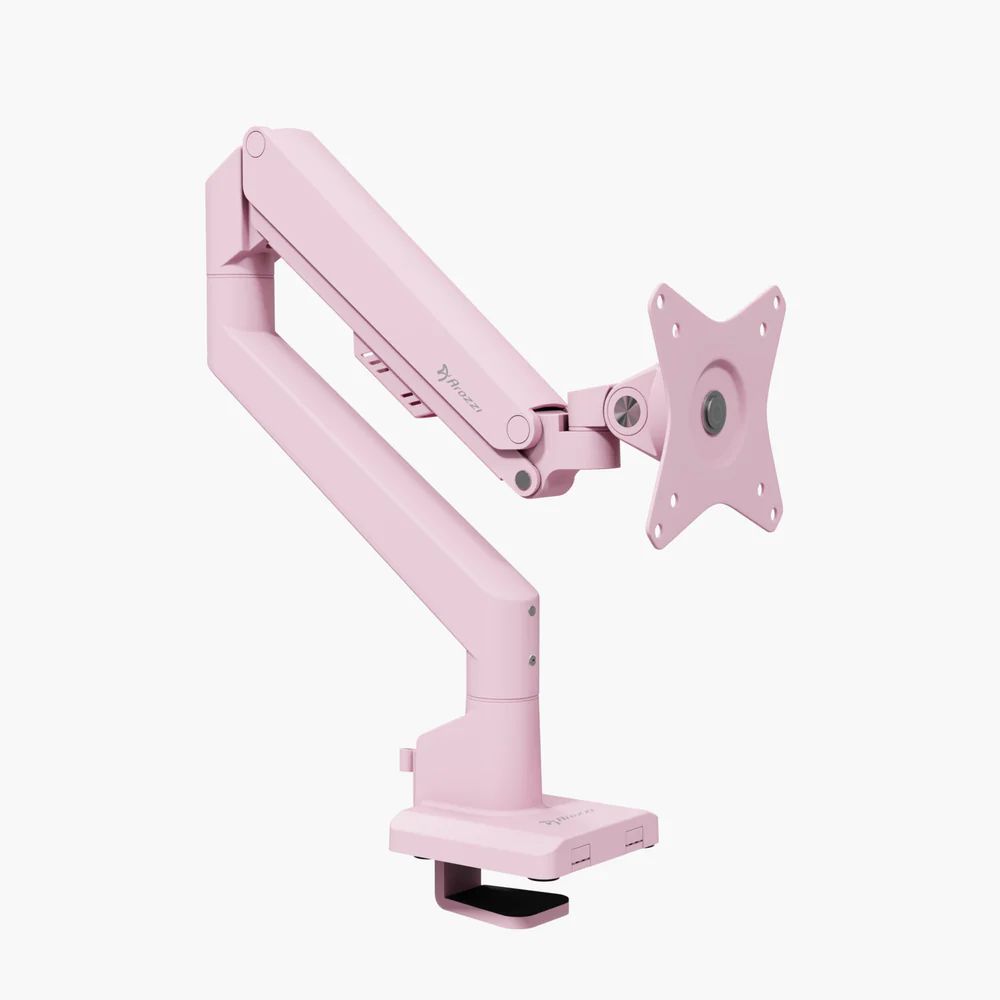 Arozzi Alzare Neo Single Gas Spring Monitor Arm Pink