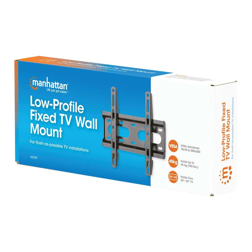 Manhattan Low-Profile Fixed TV Wall Mount 23