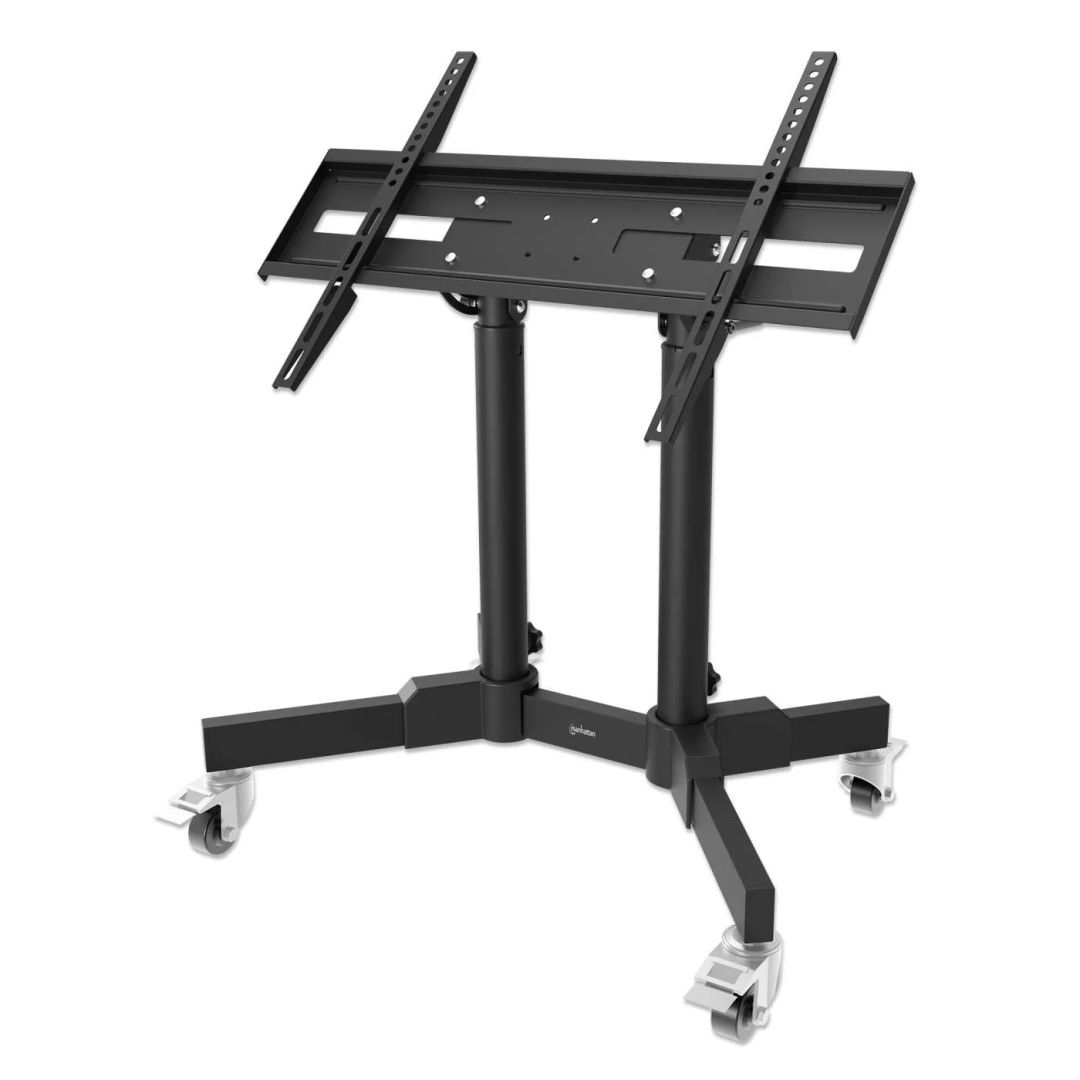 Manhattan Compact Height-Adjustable TV Cart 23