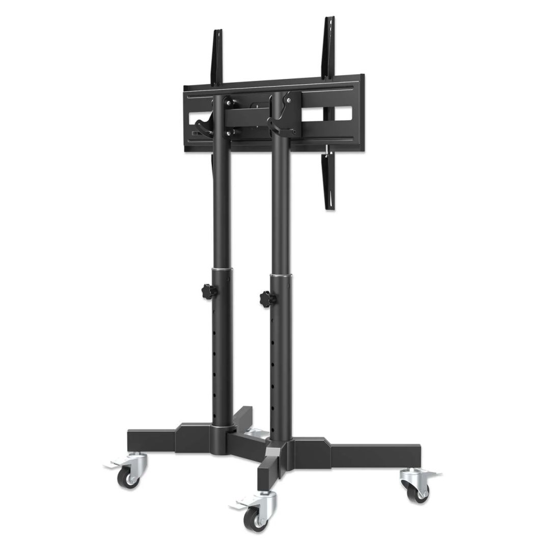 Manhattan Compact Height-Adjustable TV Cart 23