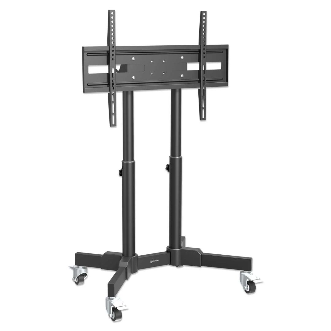 Manhattan Compact Height-Adjustable TV Cart 23