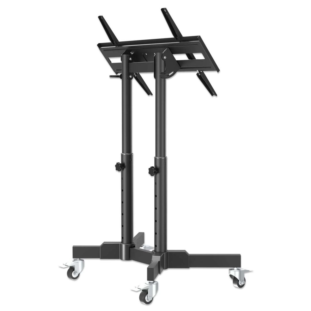 Manhattan Compact Height-Adjustable TV Cart 23