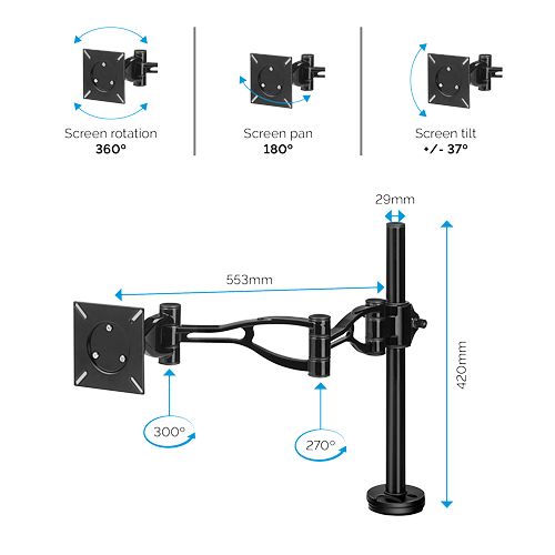 Fellowes Vista Single Monitor Arm