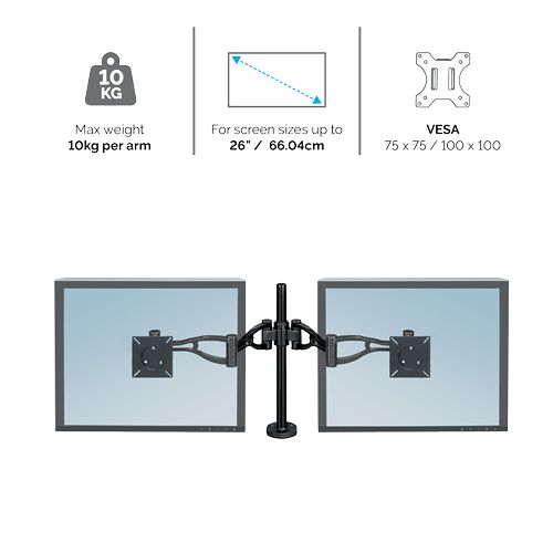 Fellowes Vista Dual Monitor Arm