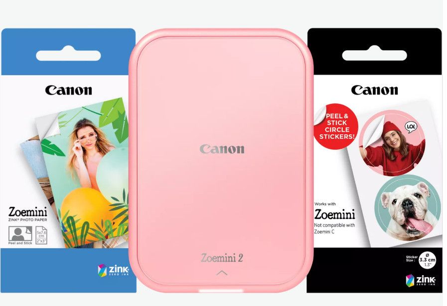 Canon Zoemini 2 Wireless Mobil Fotónyomtató Rose Gold Bundle