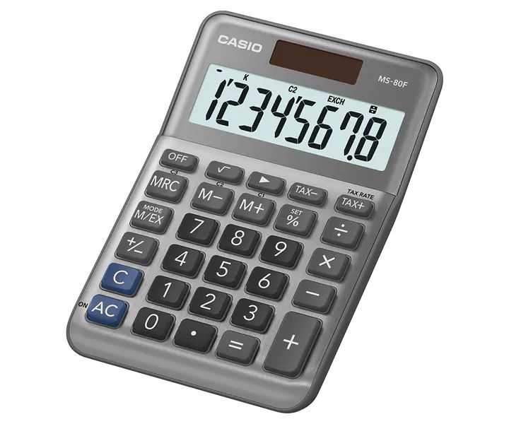 Casio MS-80F Asztali számológép Silver