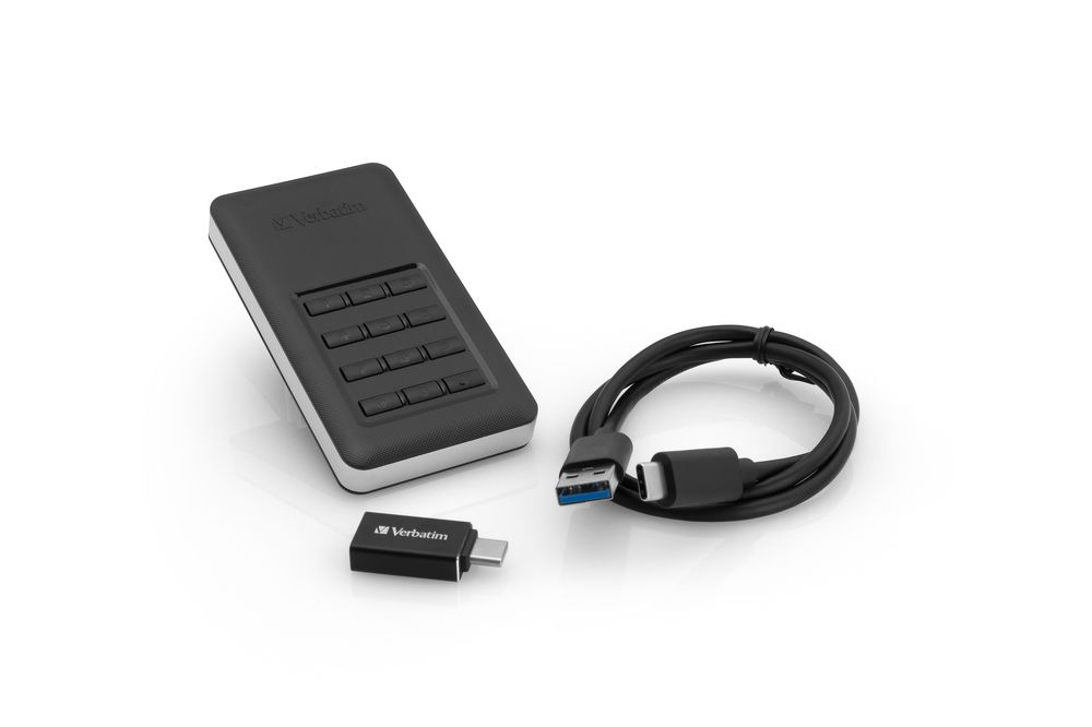 Verbatim 256GB USB3.1/USB Type-C Store 'n' Go Secure Black