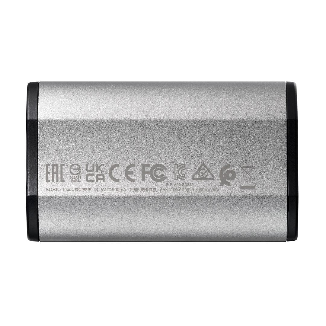 A-Data 2TB USB3.2 Type-C SD810 Silver Grey