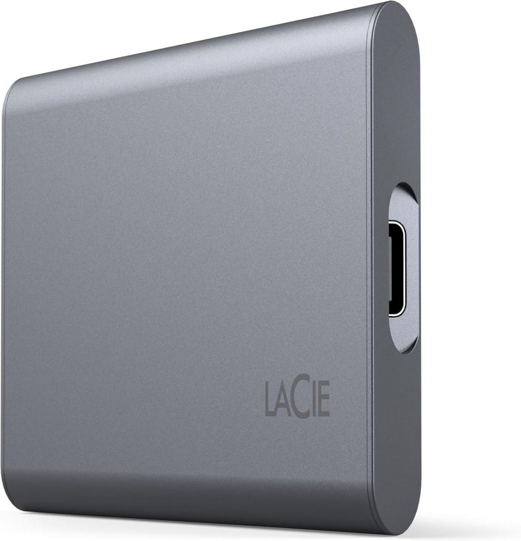 LaCie 500GB USB Type-C Mobile Secure SSD Space Gray