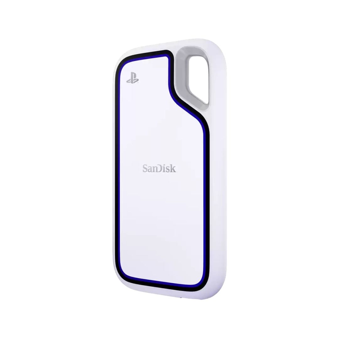 Sandisk 1TB USB3.2 Extreme Portable SSD for PlayStation 5 Console and PC White/Blue