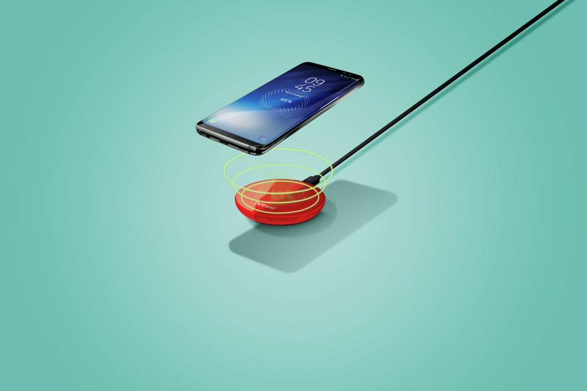 Trust Primo Wireless Charger for Smartphones Red