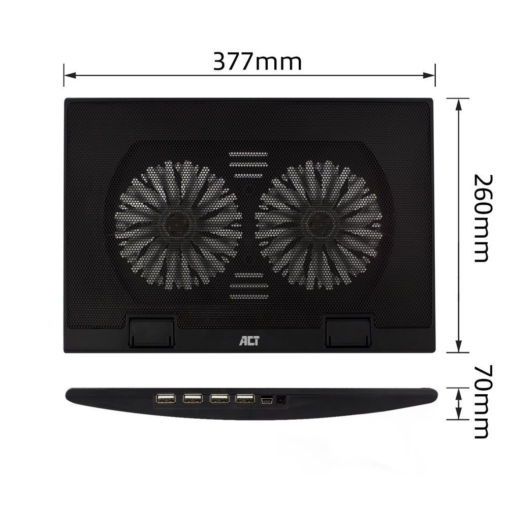 ACT AC8105 Laptop hűtőállvány 17