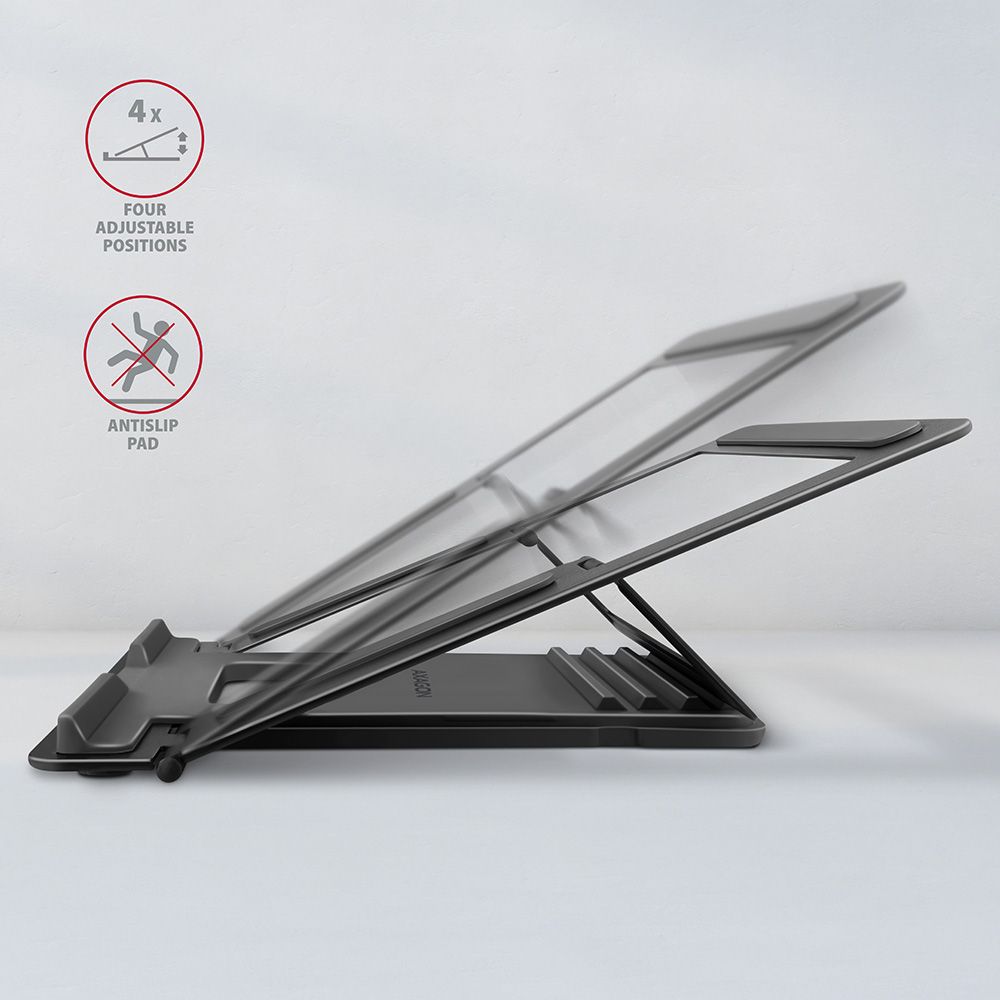 AXAGON STND-L Notebook állvány Négy állítható pozícióban