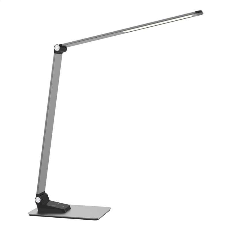 Platinet Desk Lamp 6W + Night Lamp Compact Size Silver