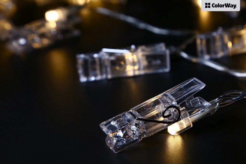 ColorWay LED garland photo clip string light 20 LED/3M