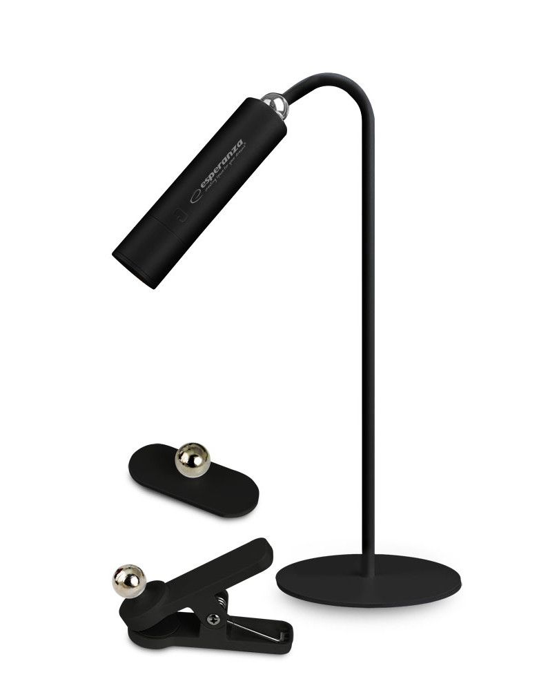 Esperanza Agena Desk Lamp Black