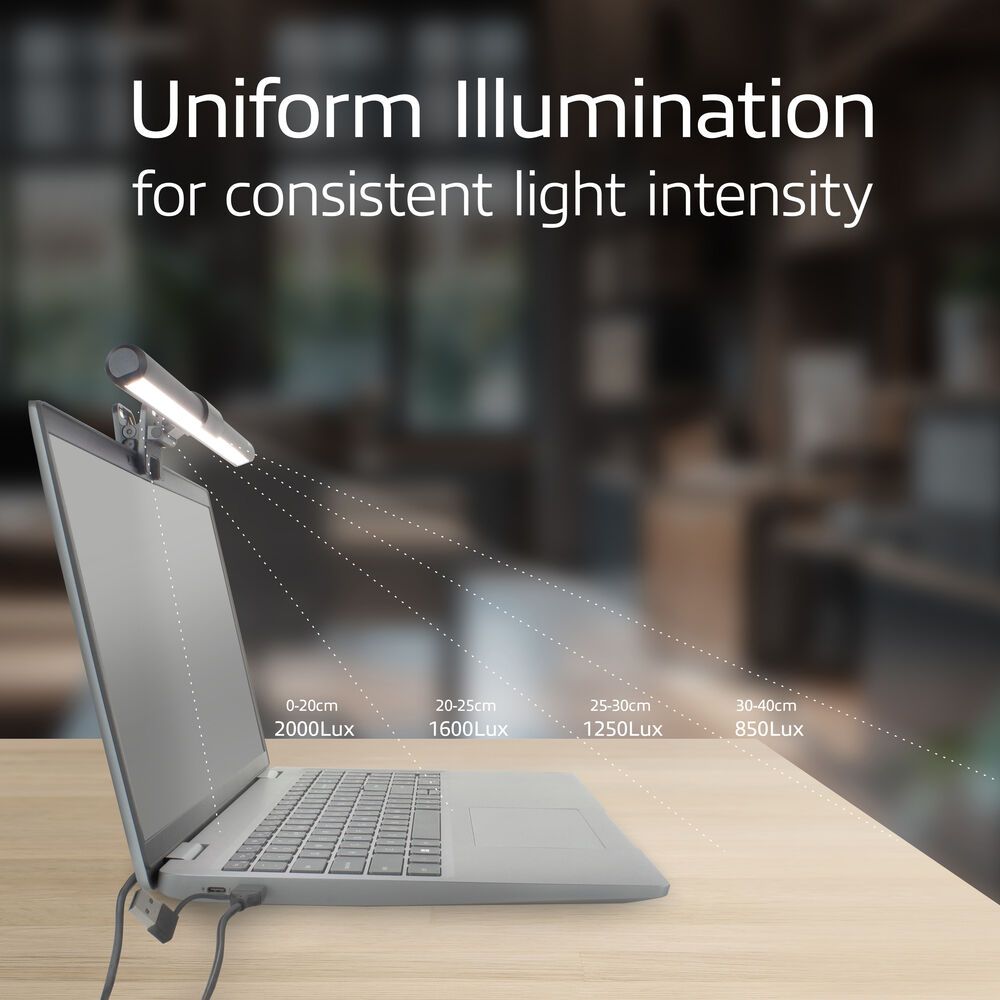 ACT Dimmable clip-on laptop LED light bar