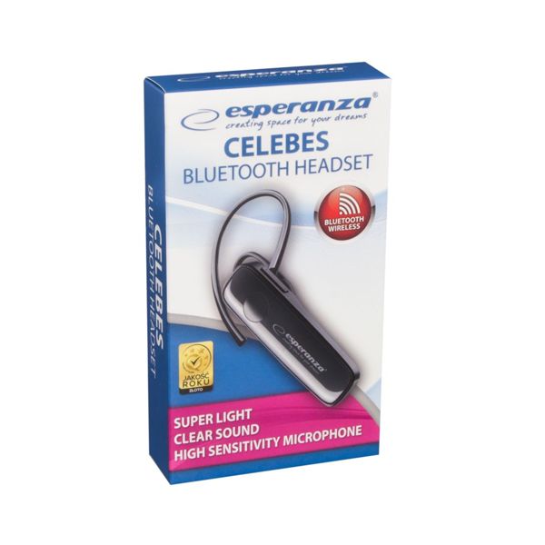 Esperanza Celebes Bluetooth Headset Black