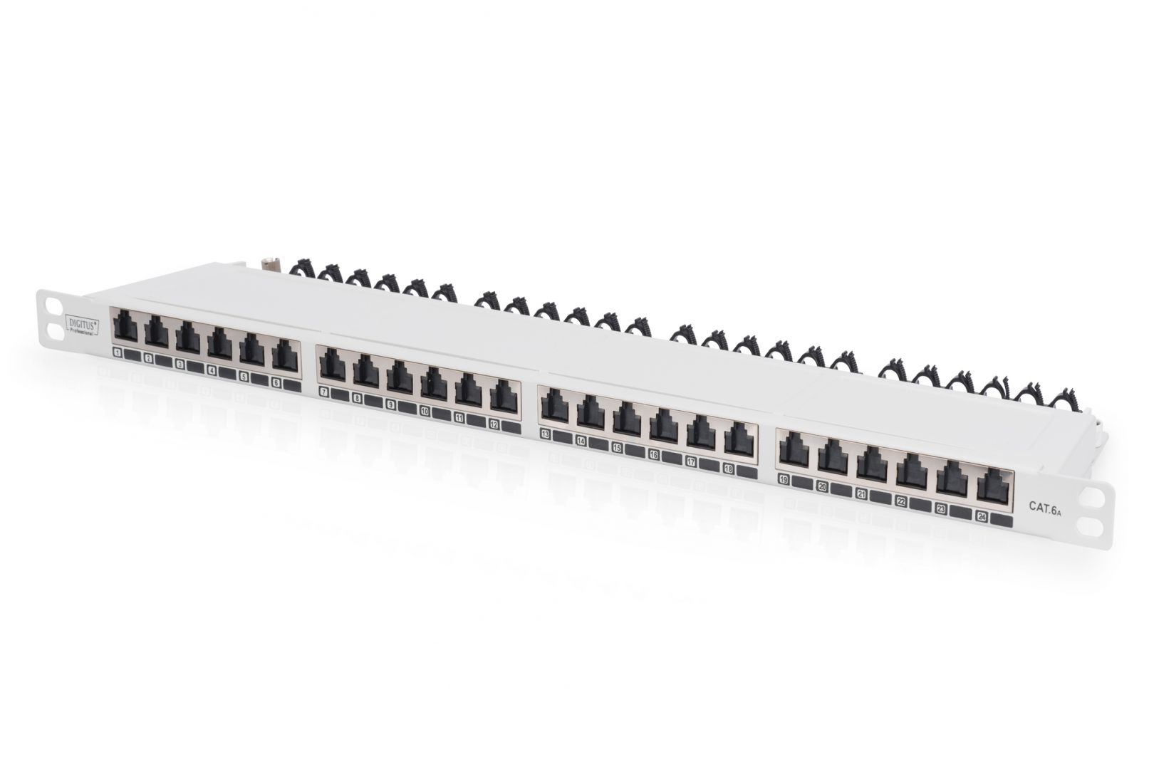 Digitus 24-port Patch Panel 0,5U Grey