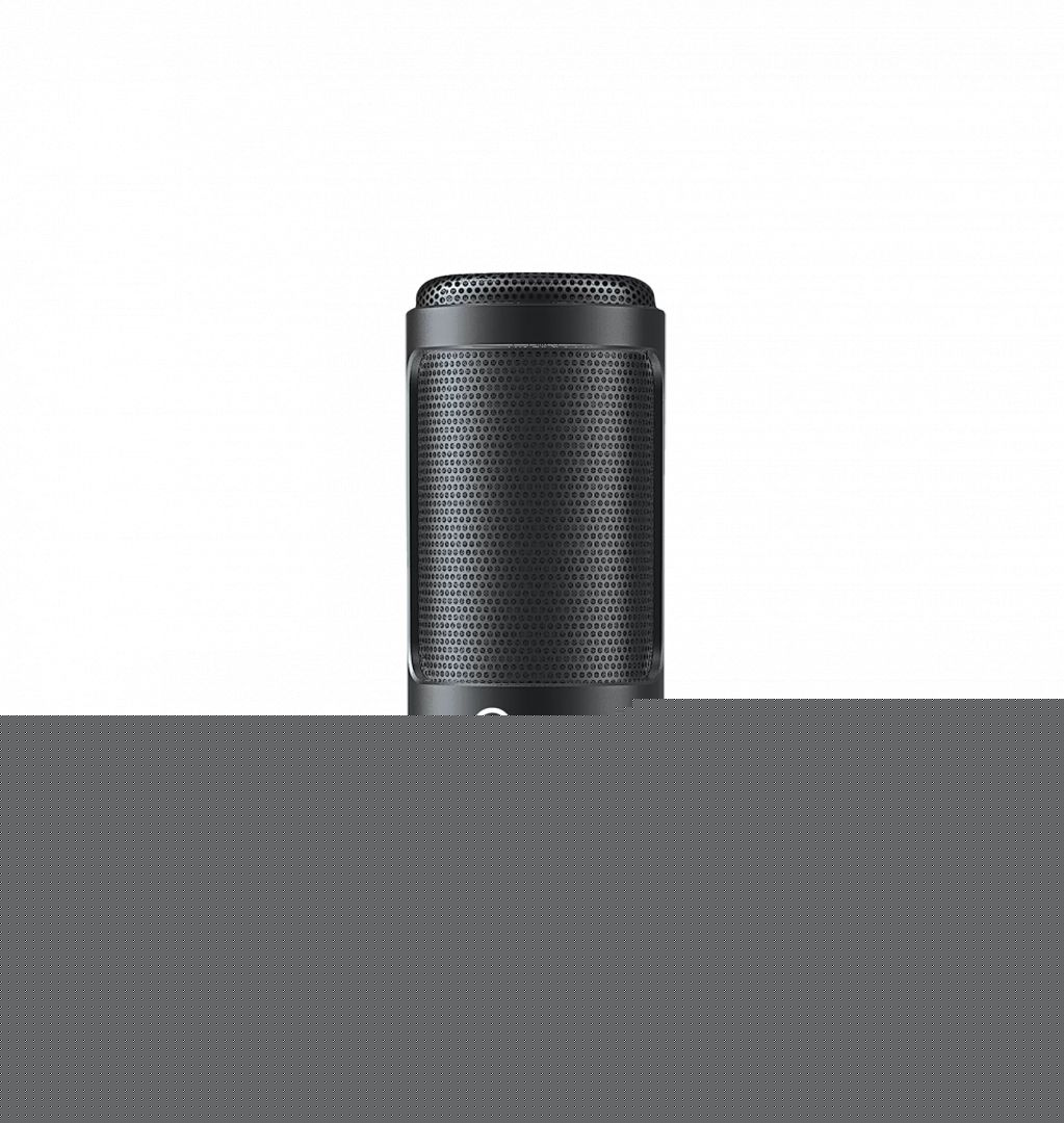 LORGAR 521 Professional Microphone Voicer Black