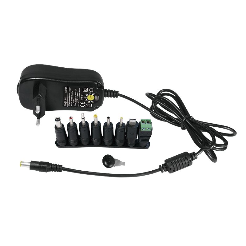 Logilink PA0167 Universal power supply 3-12V 12W Black
