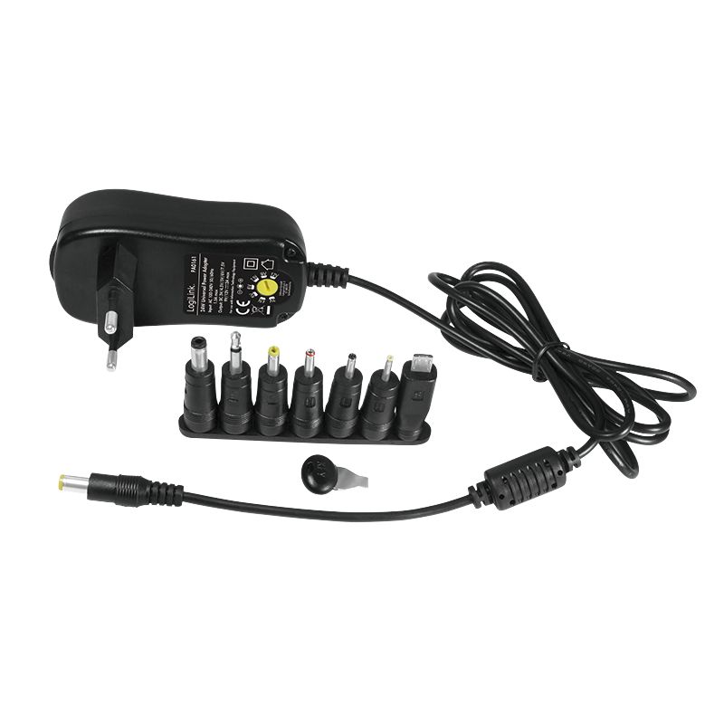 Logilink PA0161 Universal power supply 3-12V 24W Black