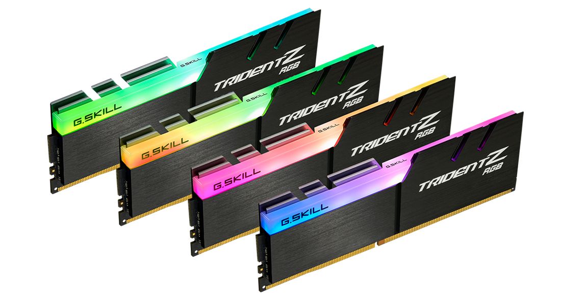 G.SKILL 32GB DDR4 3600MHz Kit(4x8GB) Trident Z RGB 