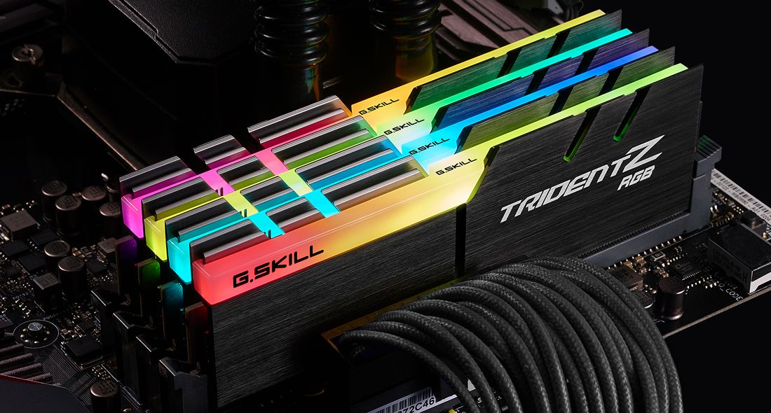 G.SKILL 32GB DDR4 3600MHz Kit(4x8GB) Trident Z RGB 