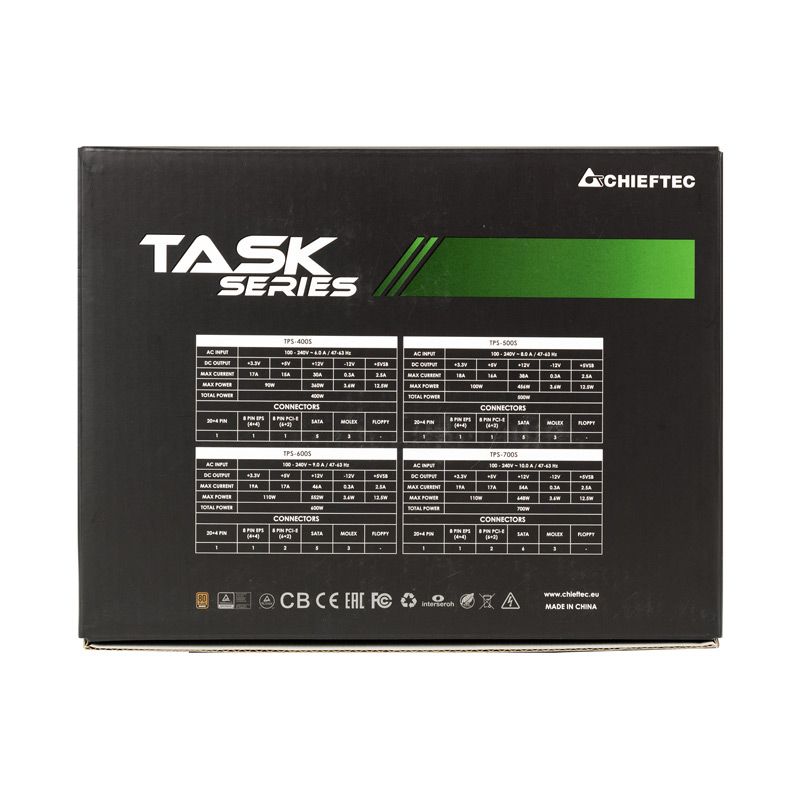 Chieftec 500W 80+ Bronze Task