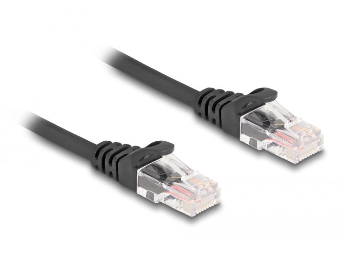 DeLock CAT5e U-UTP Patch cable 3m Black